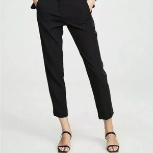 Rag & Bone Side Stripe Straight Leg Ankle Tailored Classic Black Pant